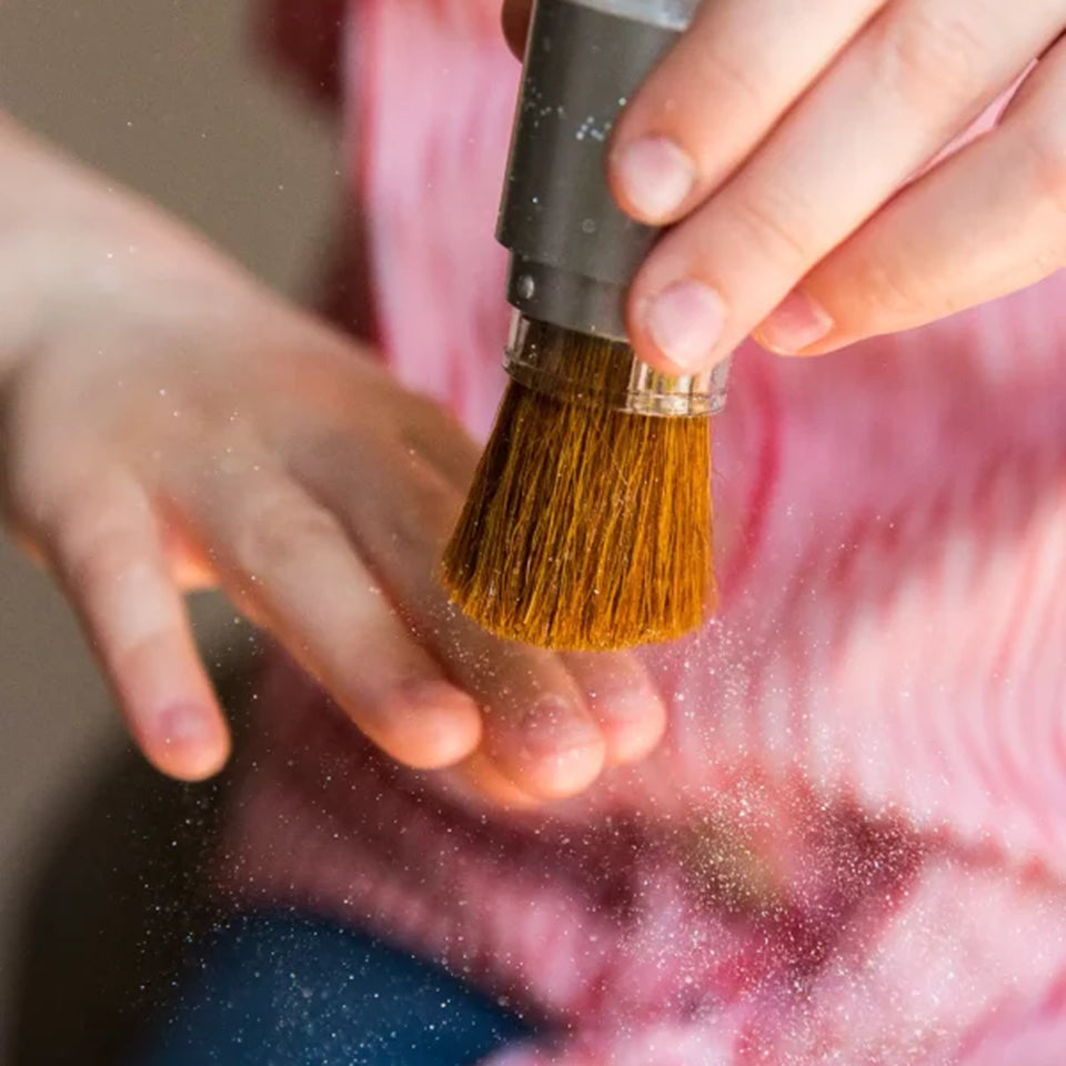 【namaki(ナマキ)】<br>ラメパウダー&ブラシ(シルバー)