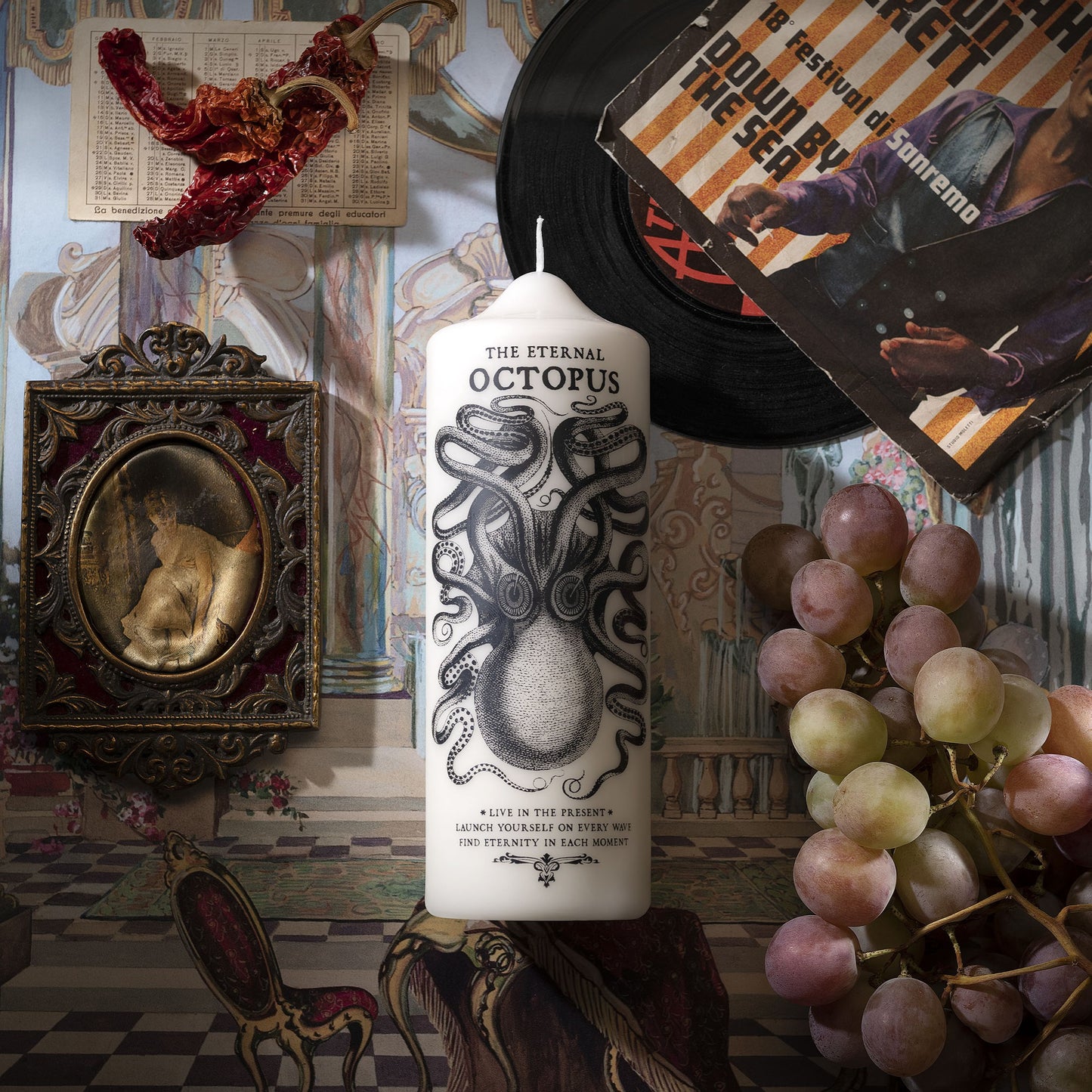 【CORETERNO】<br>ピラーキャンドル<br>OCTOPUS