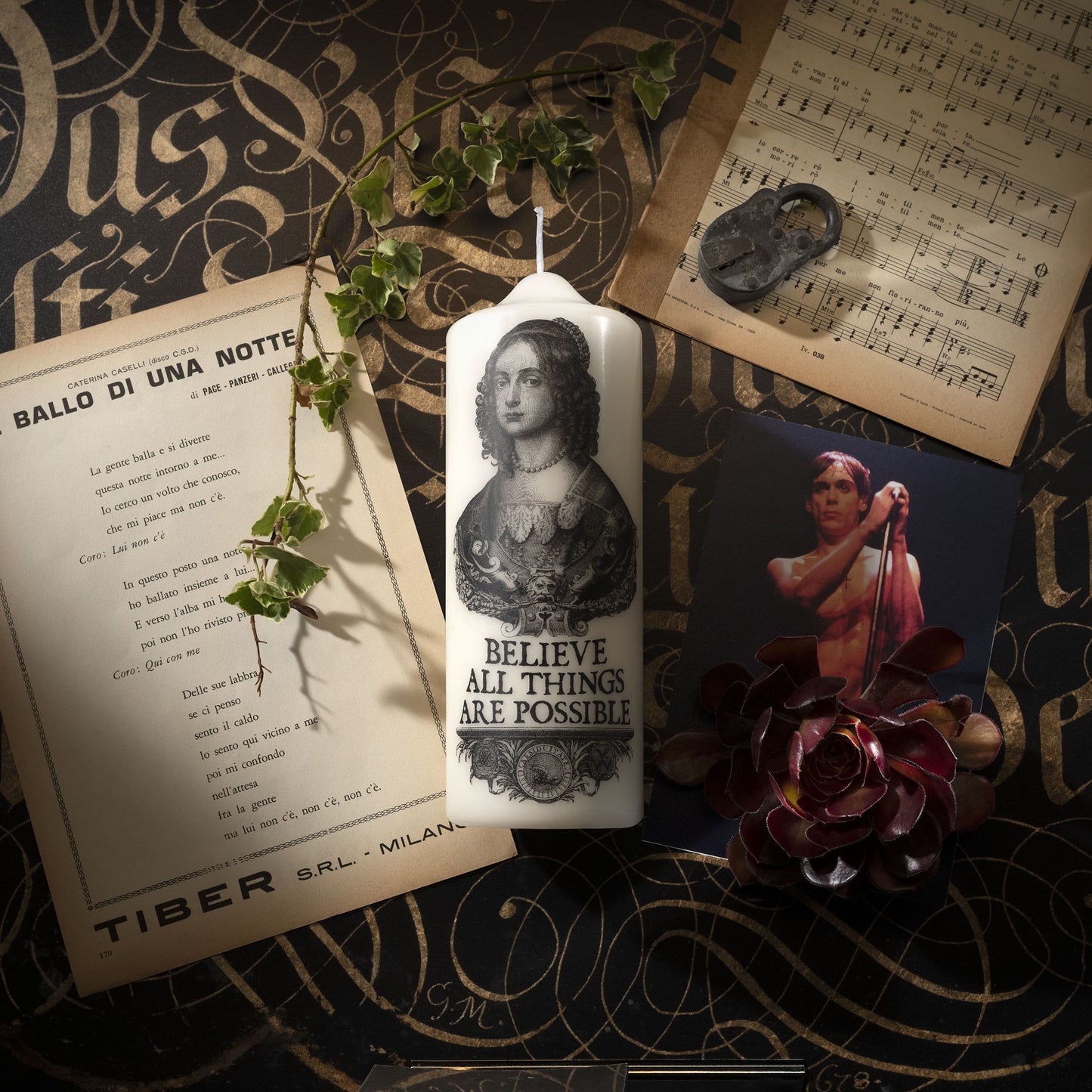 【CORETERNO】<br>ピラーキャンドル<br>BELIEVE