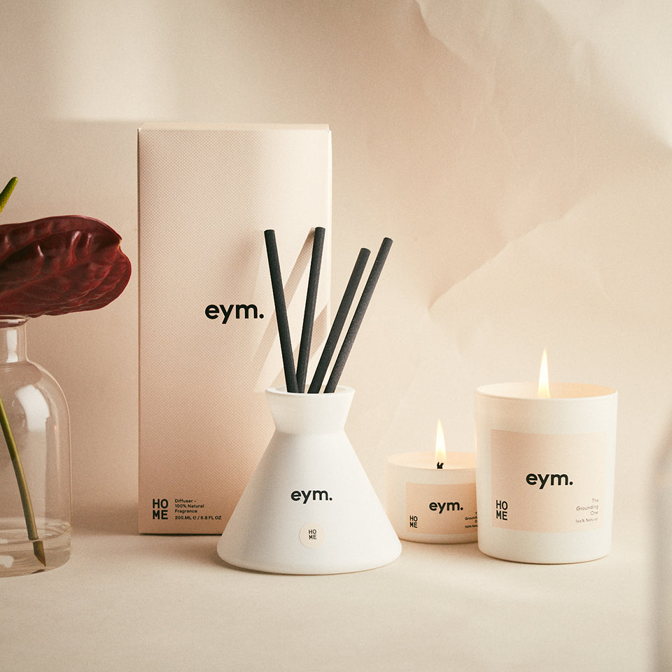 【eym】<br>スタンダードキャンドル　HOME（ホーム）