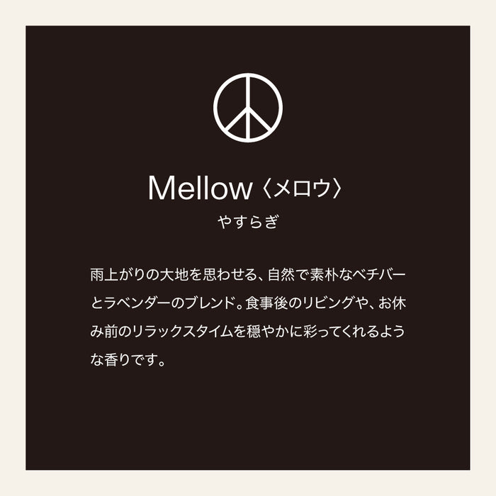 【eym】<br>ミニキャンドル　MELLOW（メロウ）