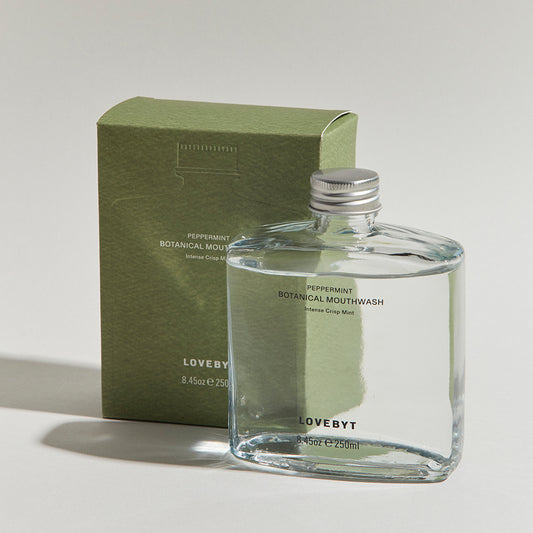 【LOVEBYT(ラブバイト)】<br>ナチュラル マウスウォッシュ ペパーミント　 250ml　NEW！Coming Soon