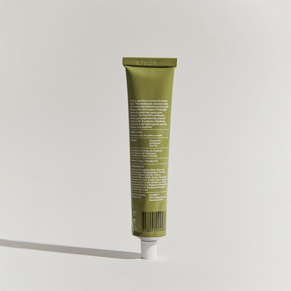 【LOVEBYT(ラブバイト)】<br>ナチュラル 歯磨き粉 ペパーミント<br>NEW！Coming Soon