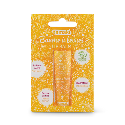 【namaki（ナマキ）】<br>リップクリーム シャイニー（バニラ）
