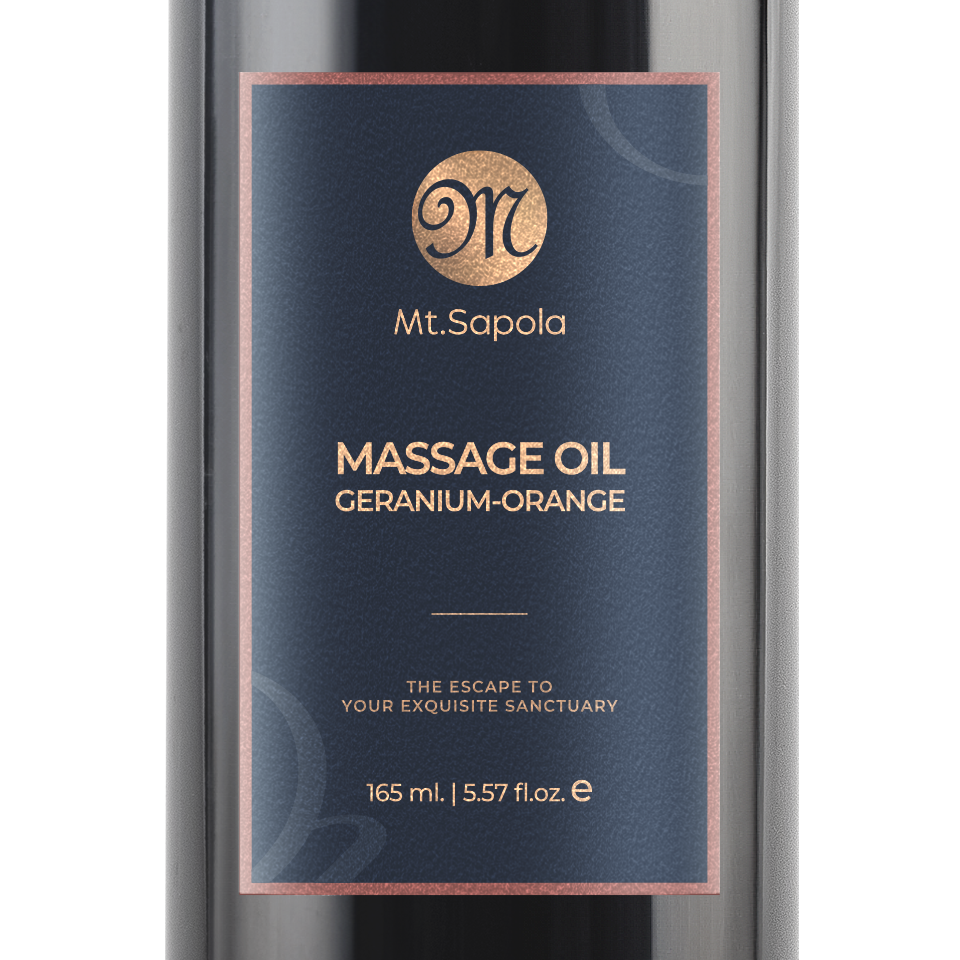 【Mt.sapola(マウントサポラ)】<br>マッサージオイル ゼラニウムオレンジ