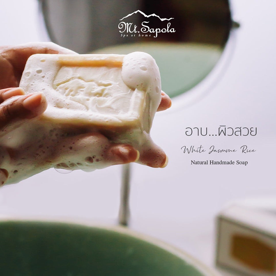 【Mt.sapola(マウントサポラ)】<br>ナチュラルソープ　ホワイトジャスミンライス